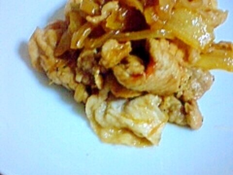 豚コマ肉で簡単ポークチャップ